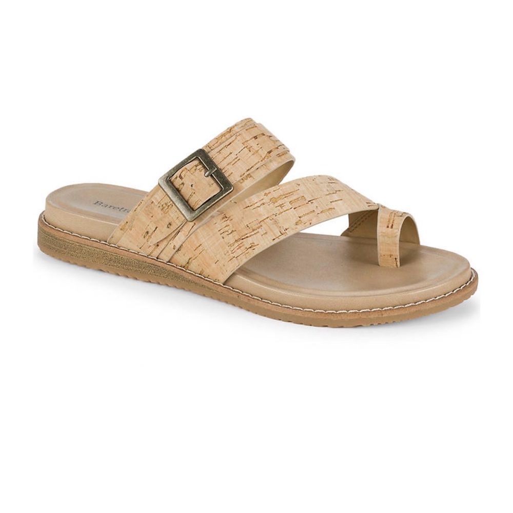 NWT BareTraps Nat Tan Cork Sandals. Size 7.5.  Natural Color.